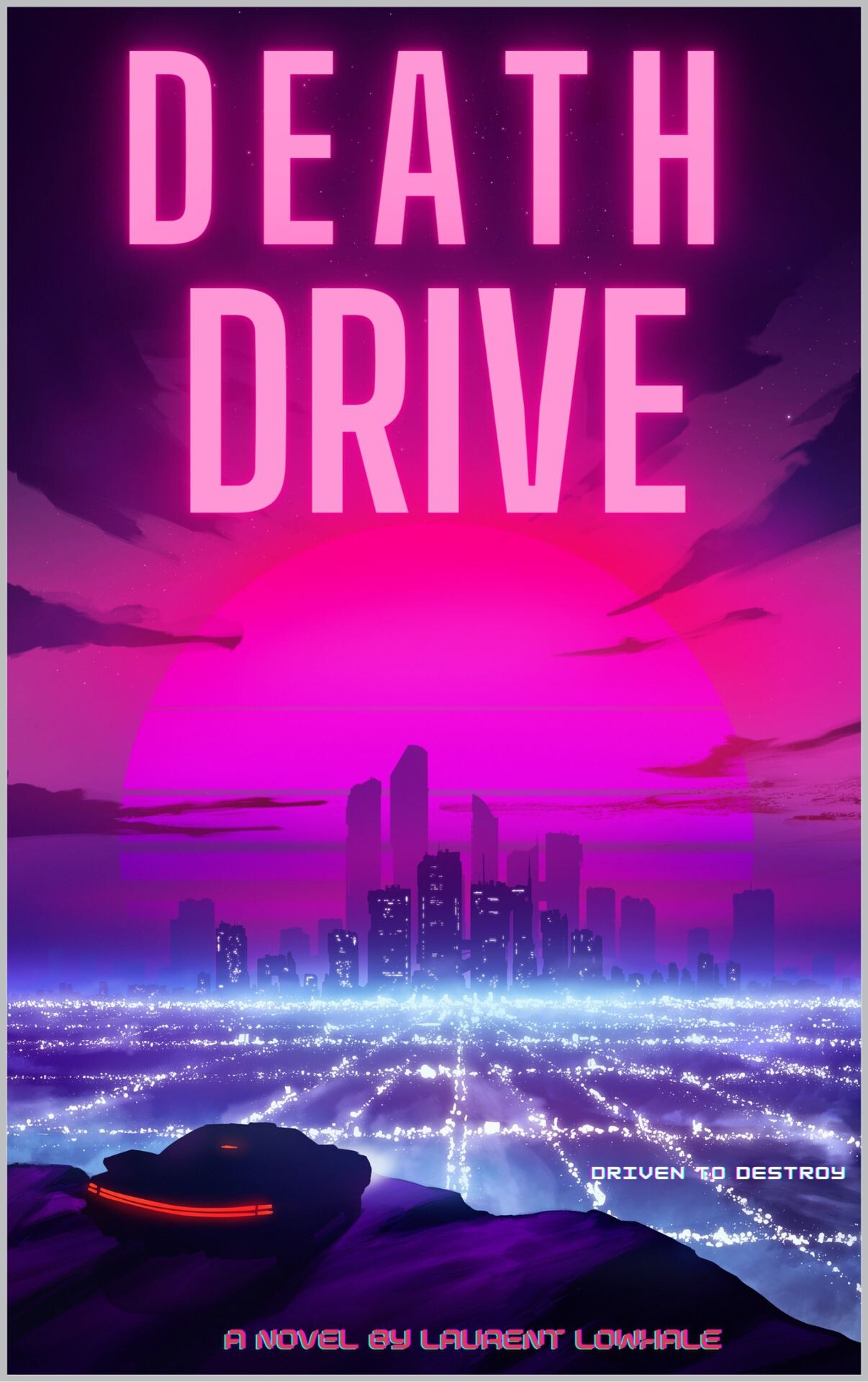 Comission Synthwave Book Cover Death Drive