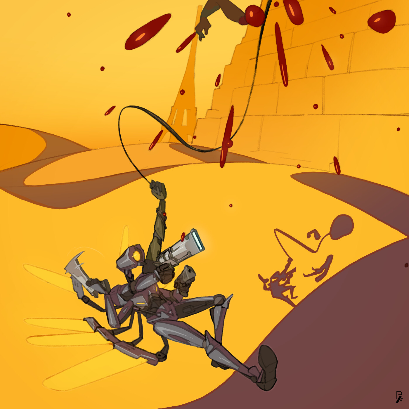 Artstation ultrakill act 2 greed fanart