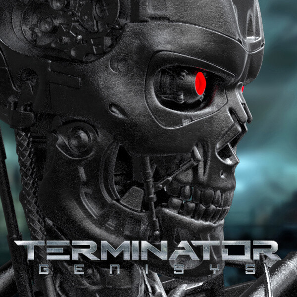Terminator Genisys T800 Skydance sculpted by Yacine BRINIS 002