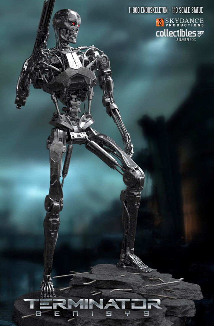 Terminator Genisys T800 Skydance sculpted by Yacine BRINIS 012
