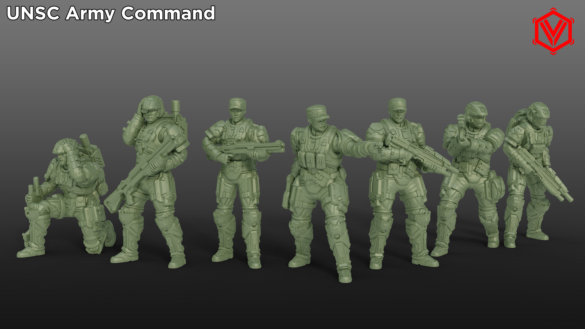 Vincent Colborn UNSC Army Infantry 15mm Scale
