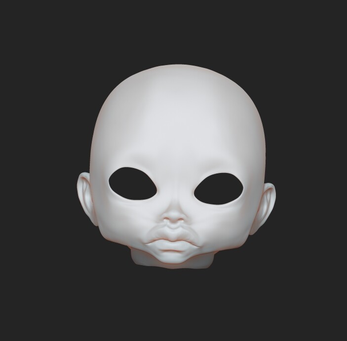 Print 3D Burton Face Ball Joint Doll print-3d-burton-face-ball-joint-doll