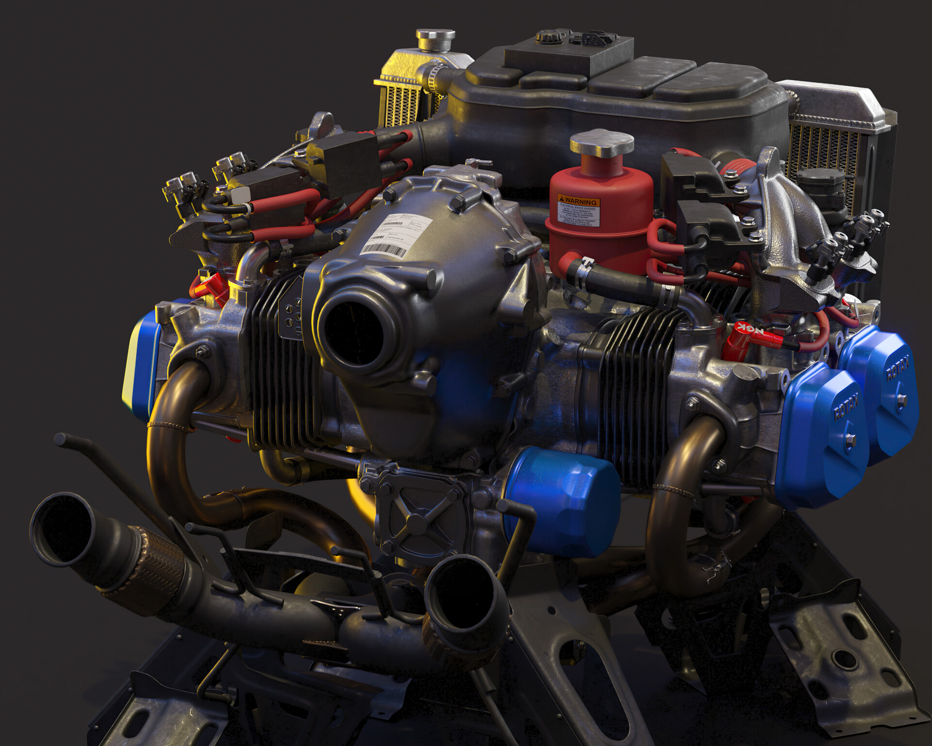 ArtStation - ROTAX 912 Engine