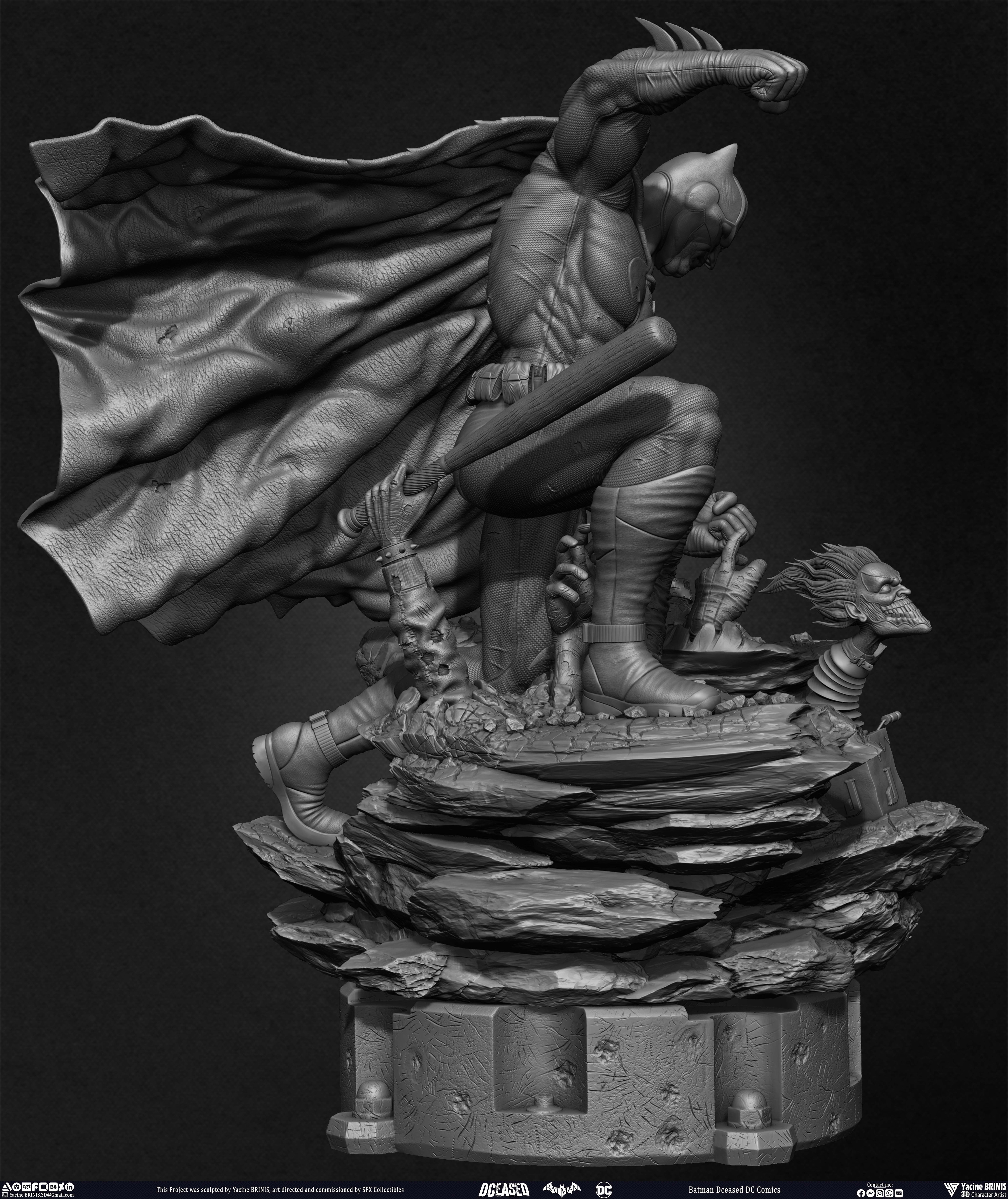 Batman Dceased DC Comics sculpted by Yacine BRINIS 008