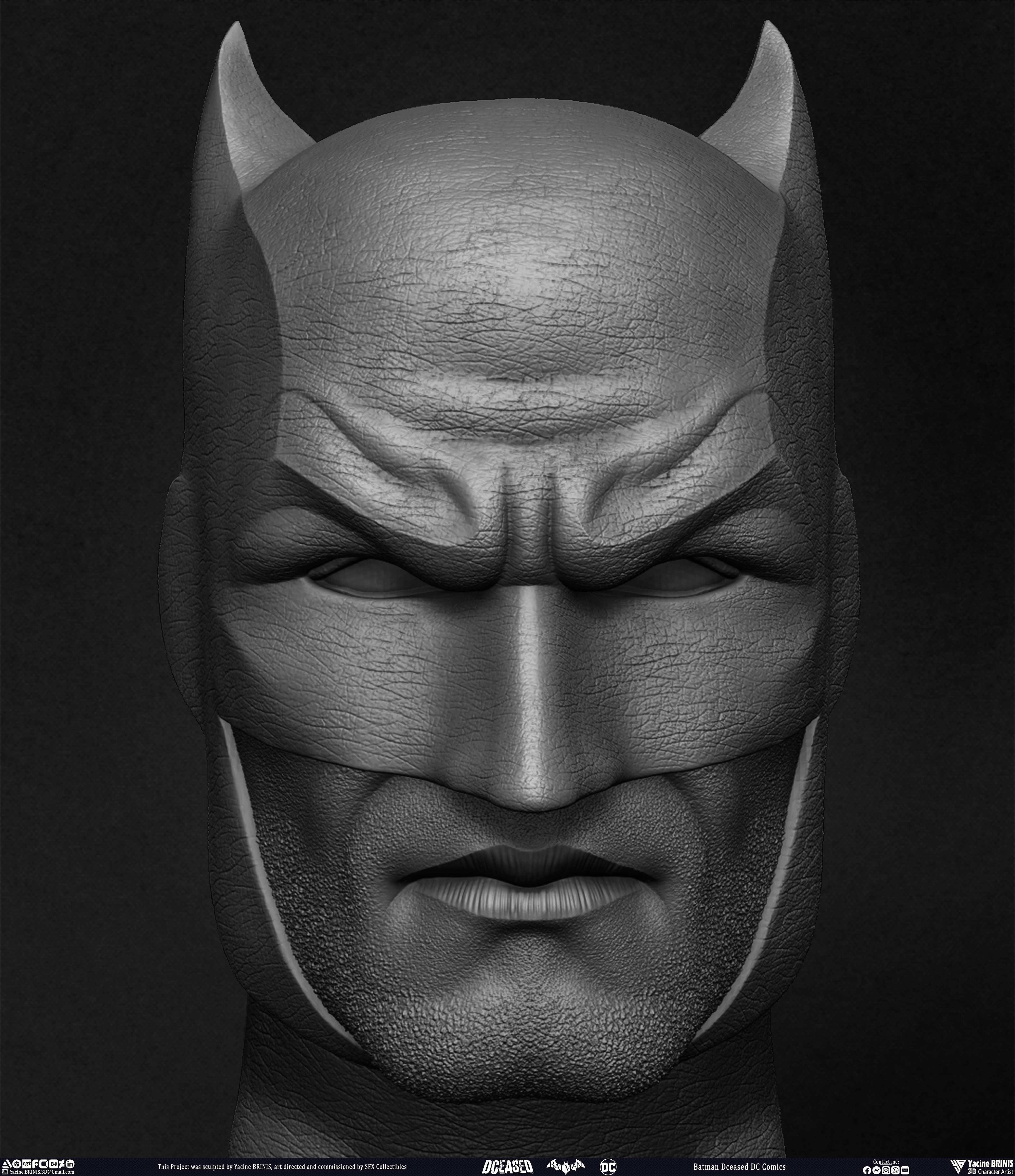 Batman Dceased DC Comics sculpted by Yacine BRINIS 044
