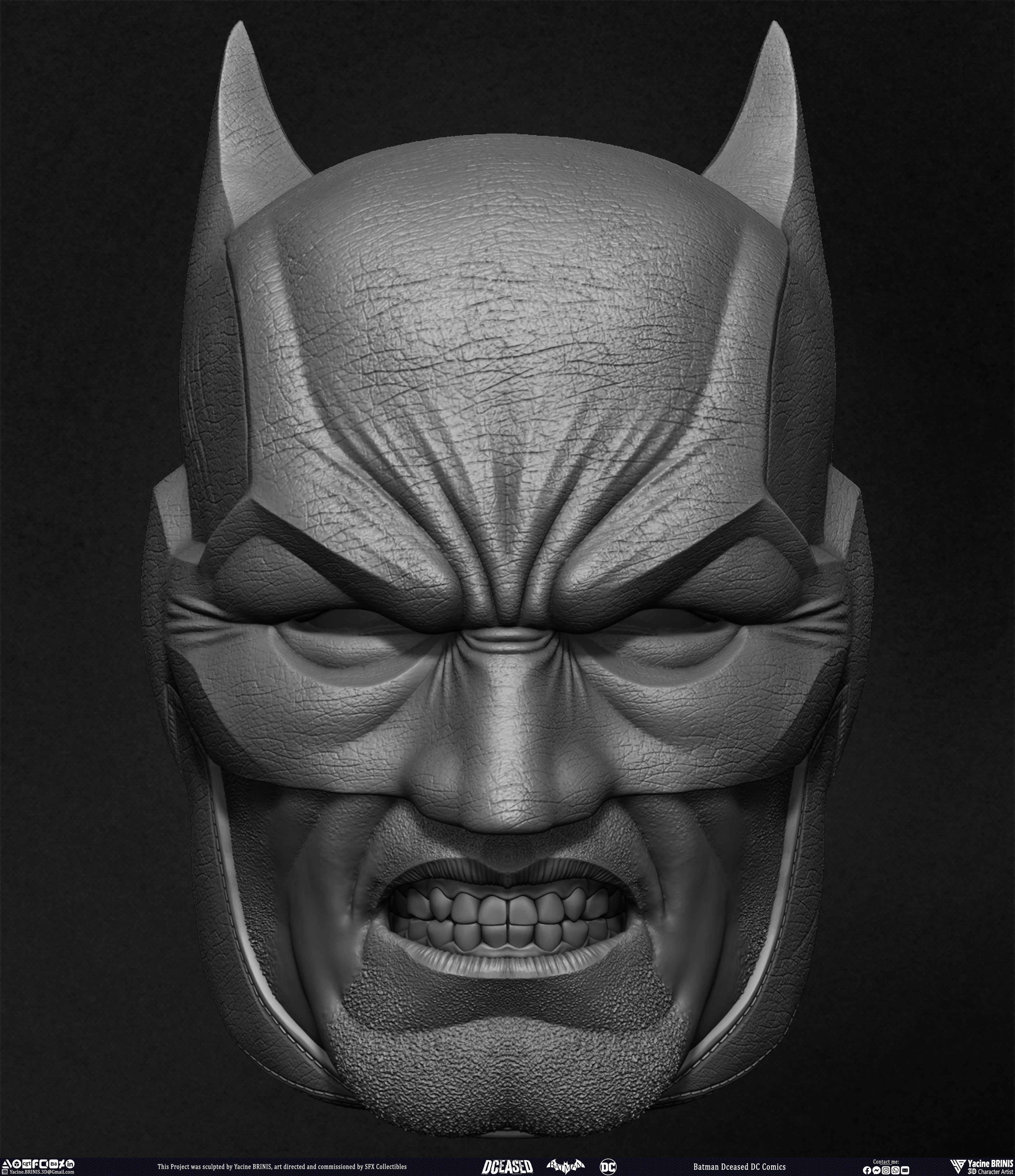 Batman Dceased DC Comics sculpted by Yacine BRINIS 046