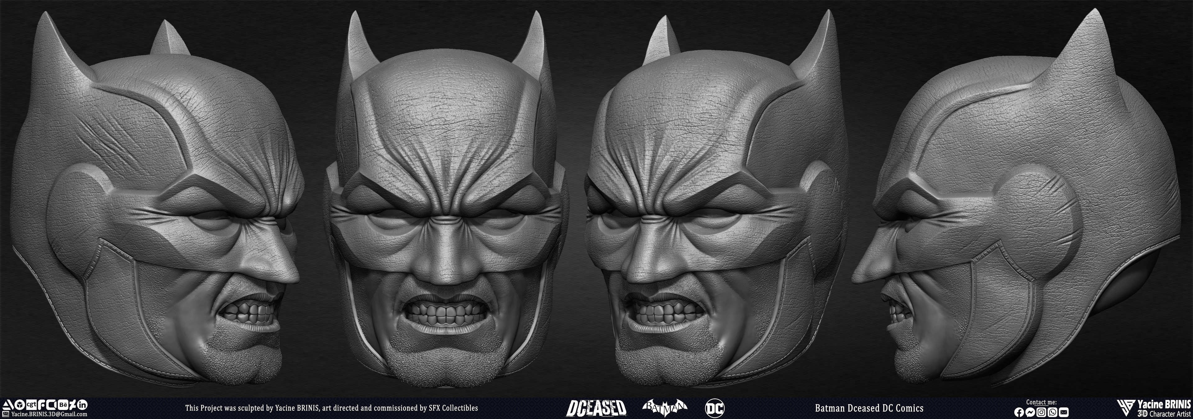 Batman Dceased DC Comics sculpted by Yacine BRINIS 049