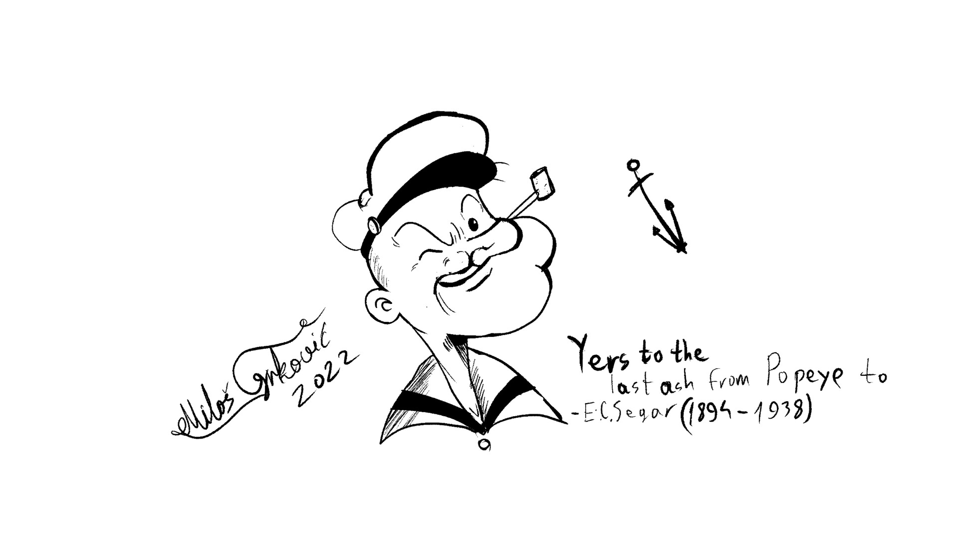 ArtStation Popeye #39 s tribute to his creator