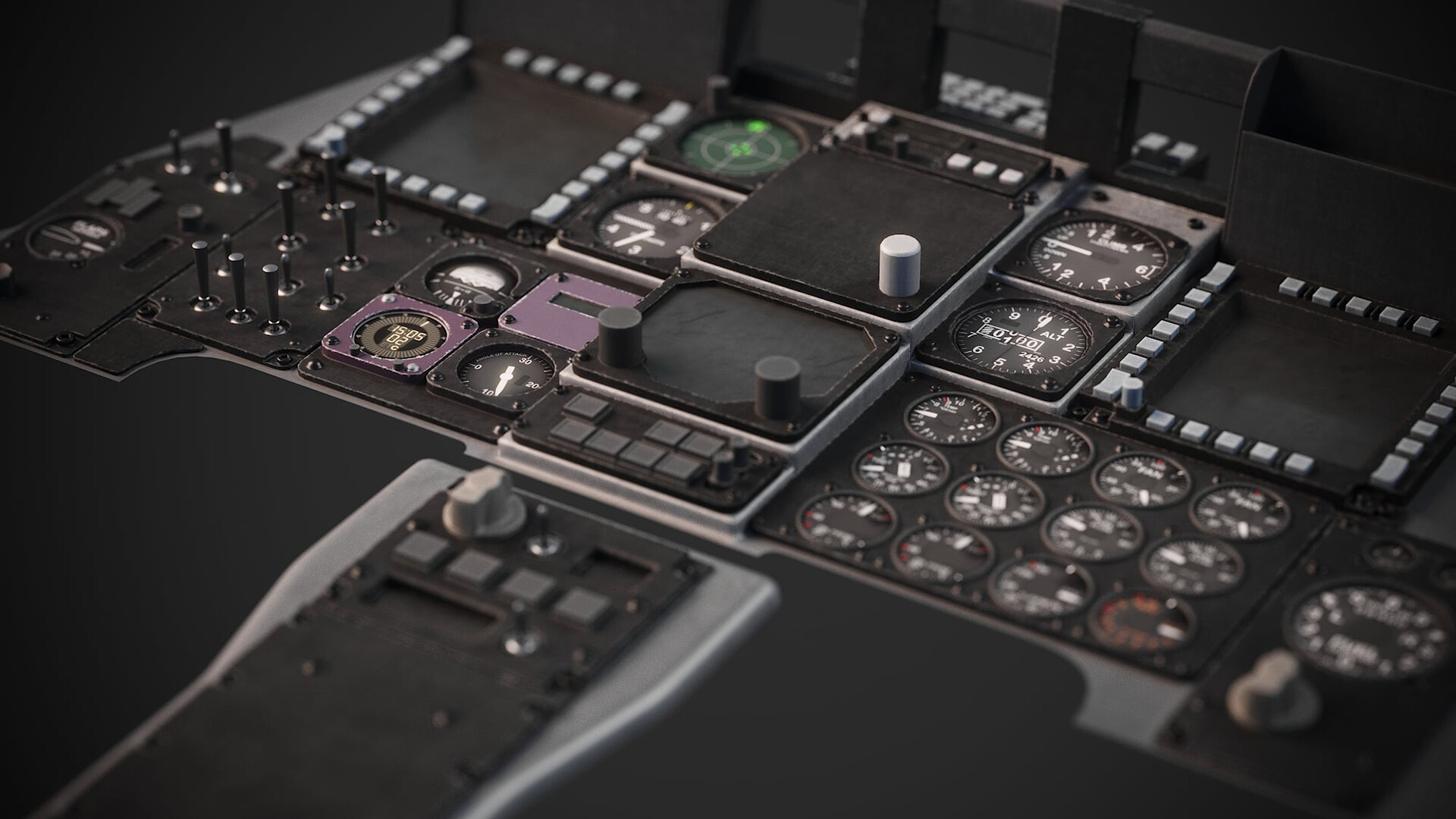 ArtStation - A-10 Warthog - Cockpit