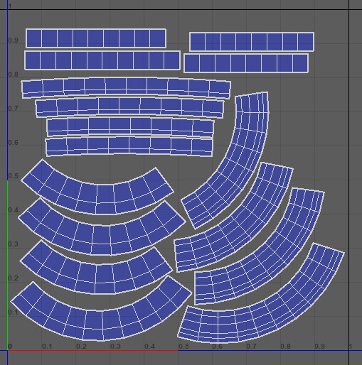 UV sheet of the Big Wheel's frame. 