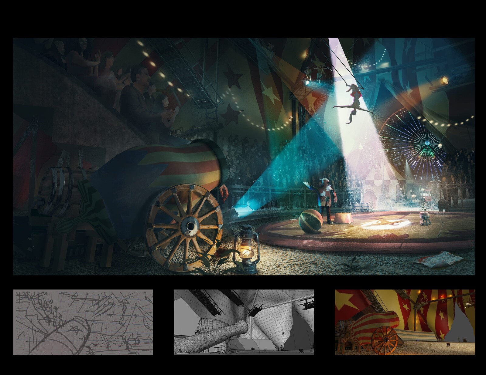 Horror Circus Concept Design