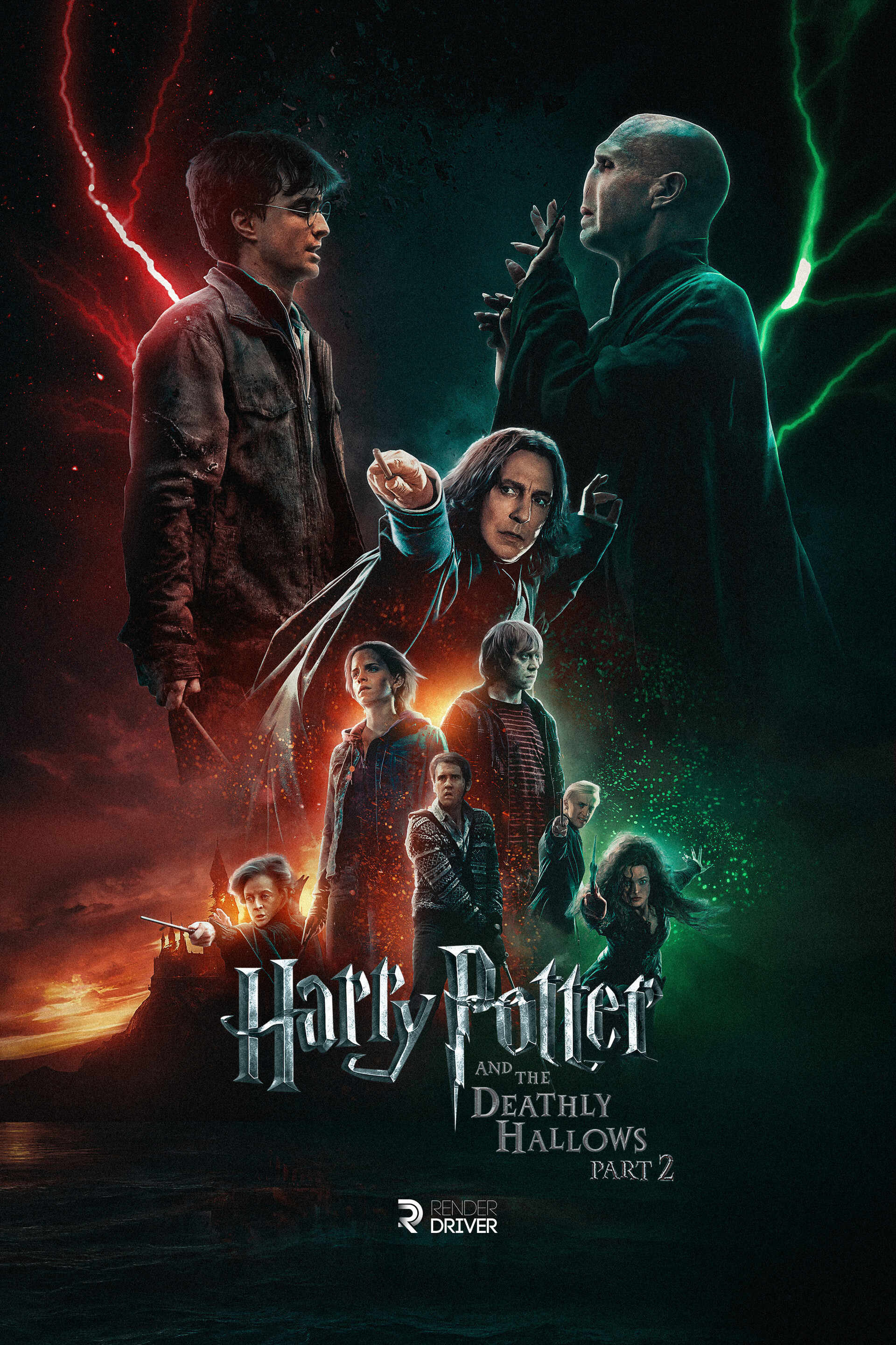 Art Print Poster Harry Potter: Deathly Hallows Part 2 Movie Film