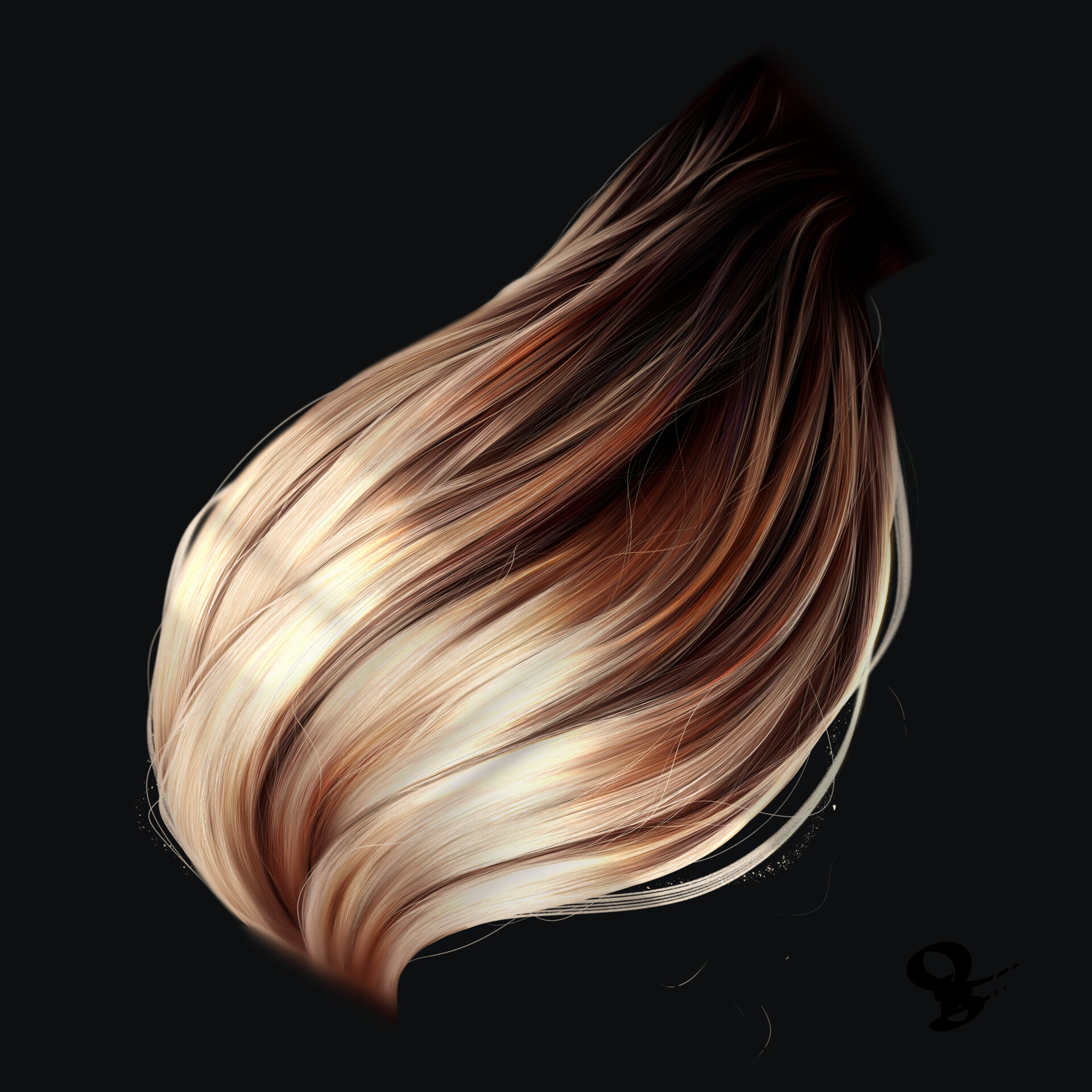 ArtStation Hair strand