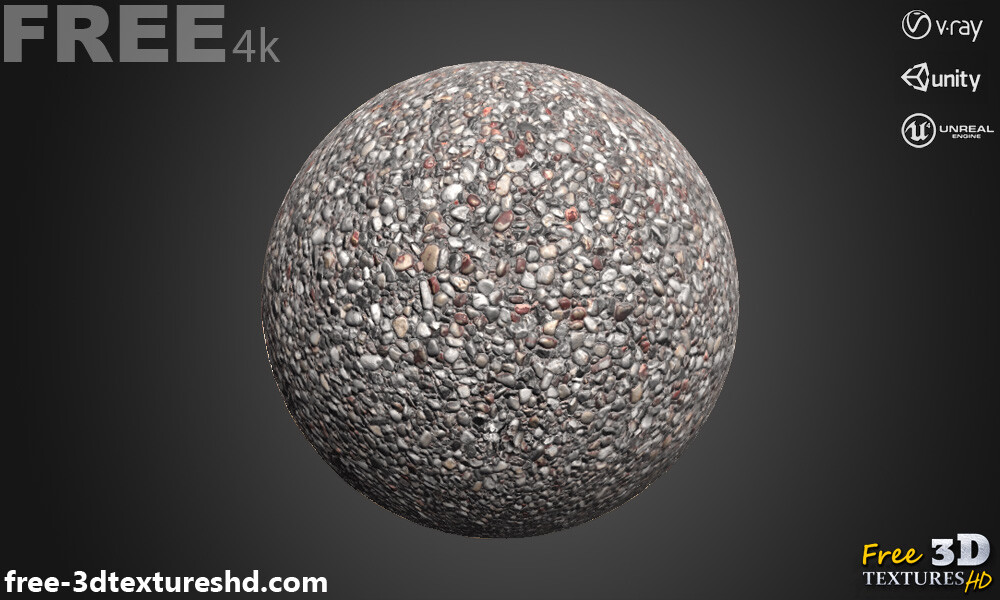 Pbr textures free download gravel pebble ground texture pbr in high