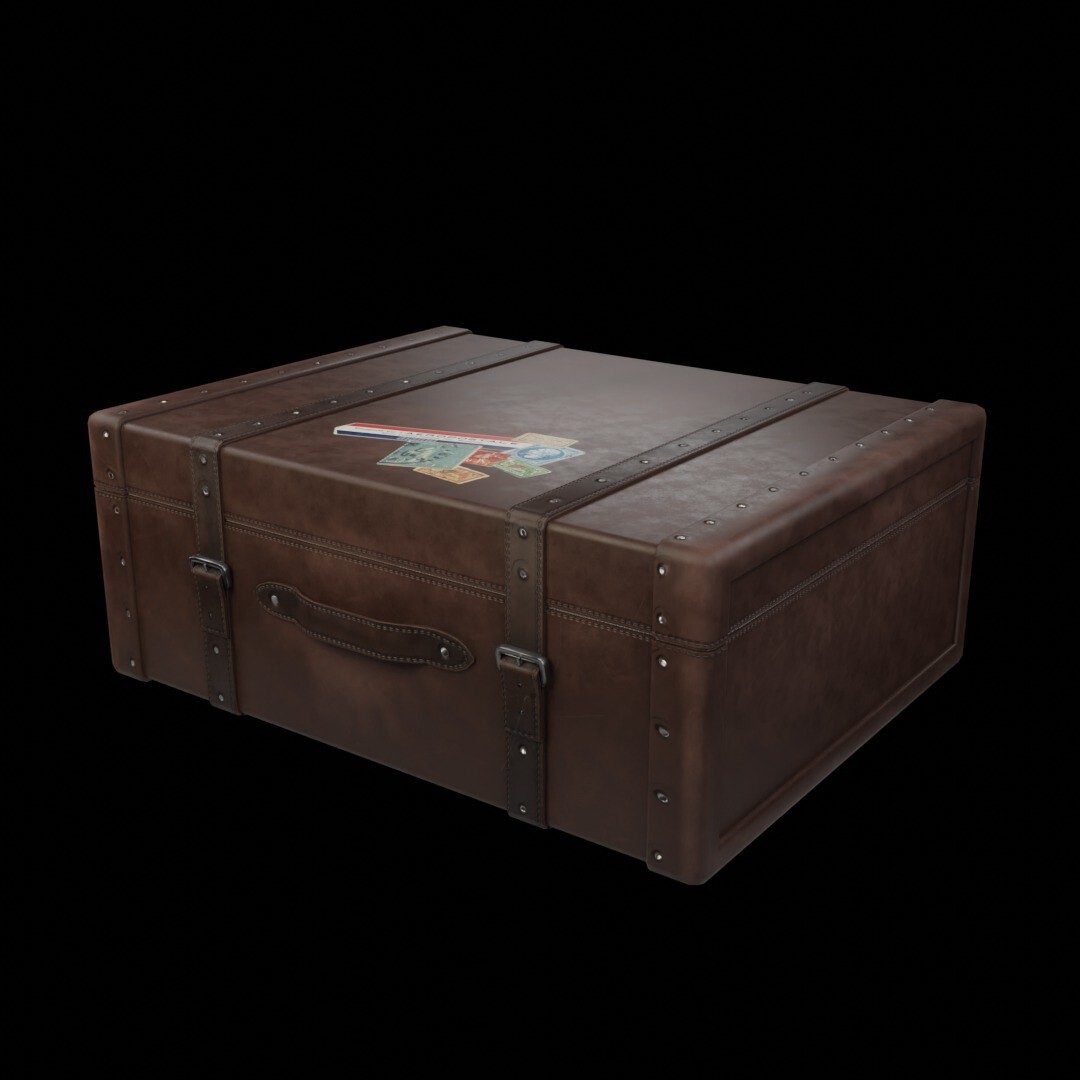 ArtStation Suitcase game asset