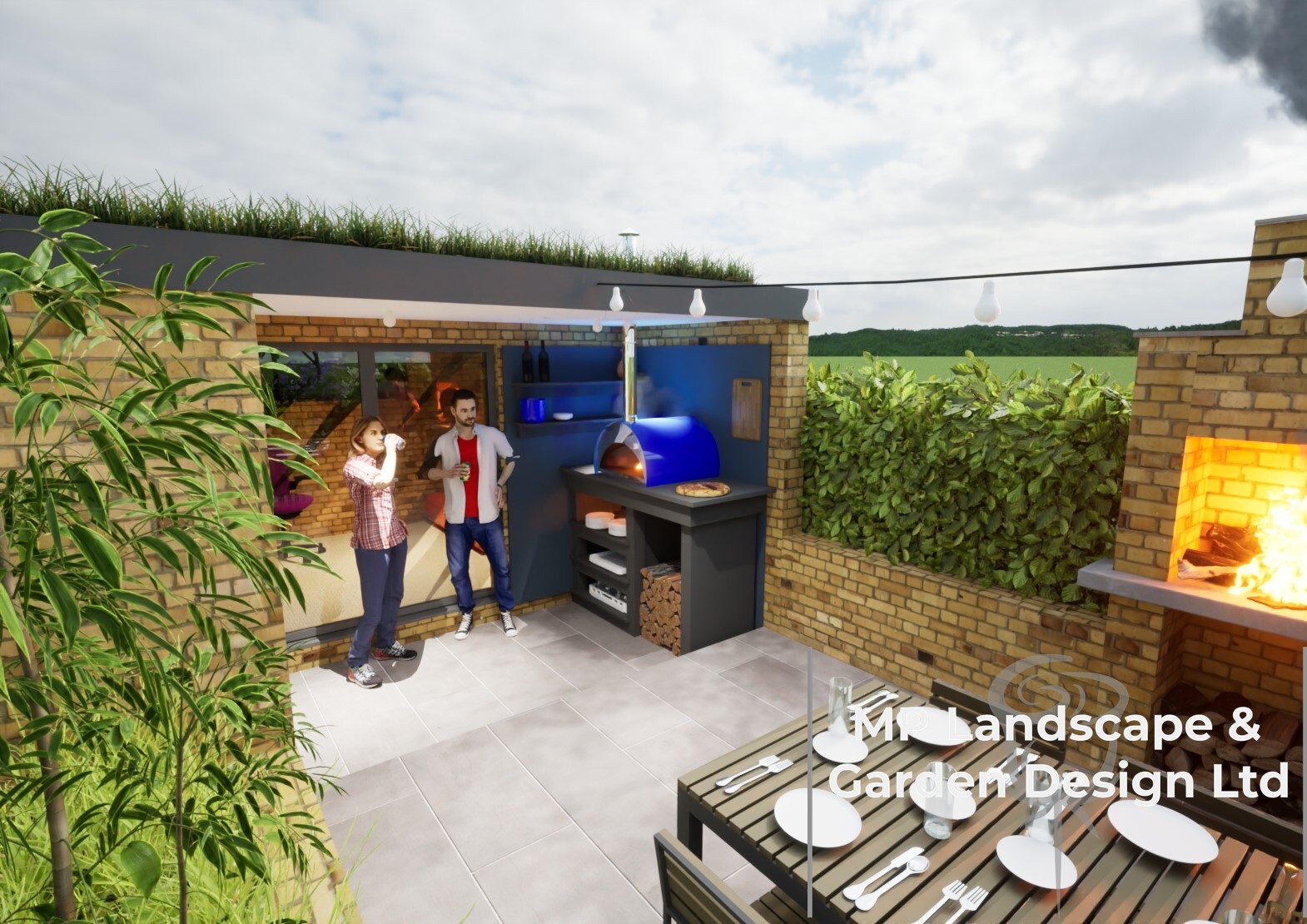 ArtStation Outdoor Kitchen Design, Yorkshire.