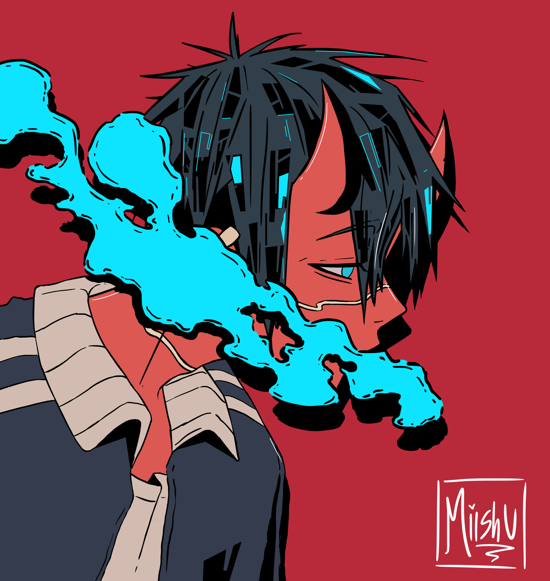 ArtStation - Red demon