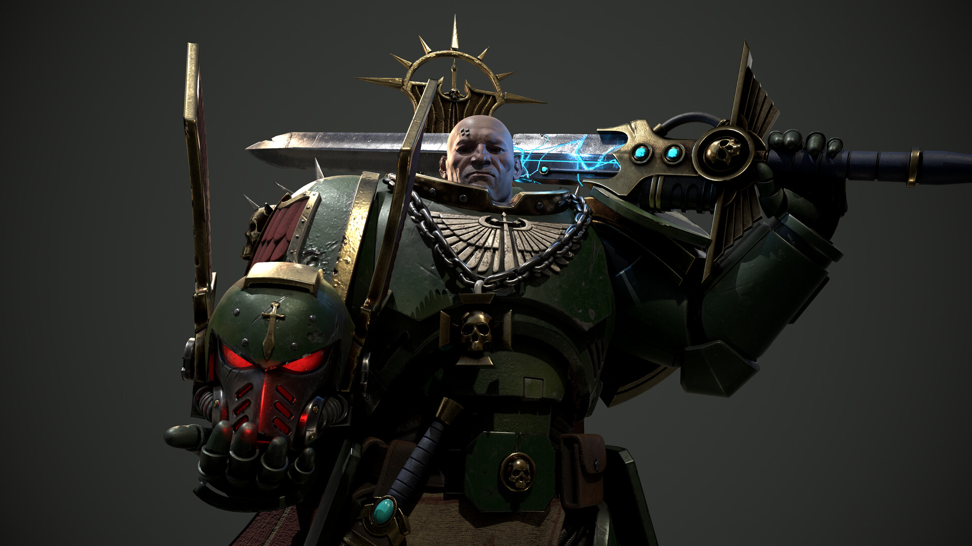 ArtStation - Warhammer 40 000. Space marine.