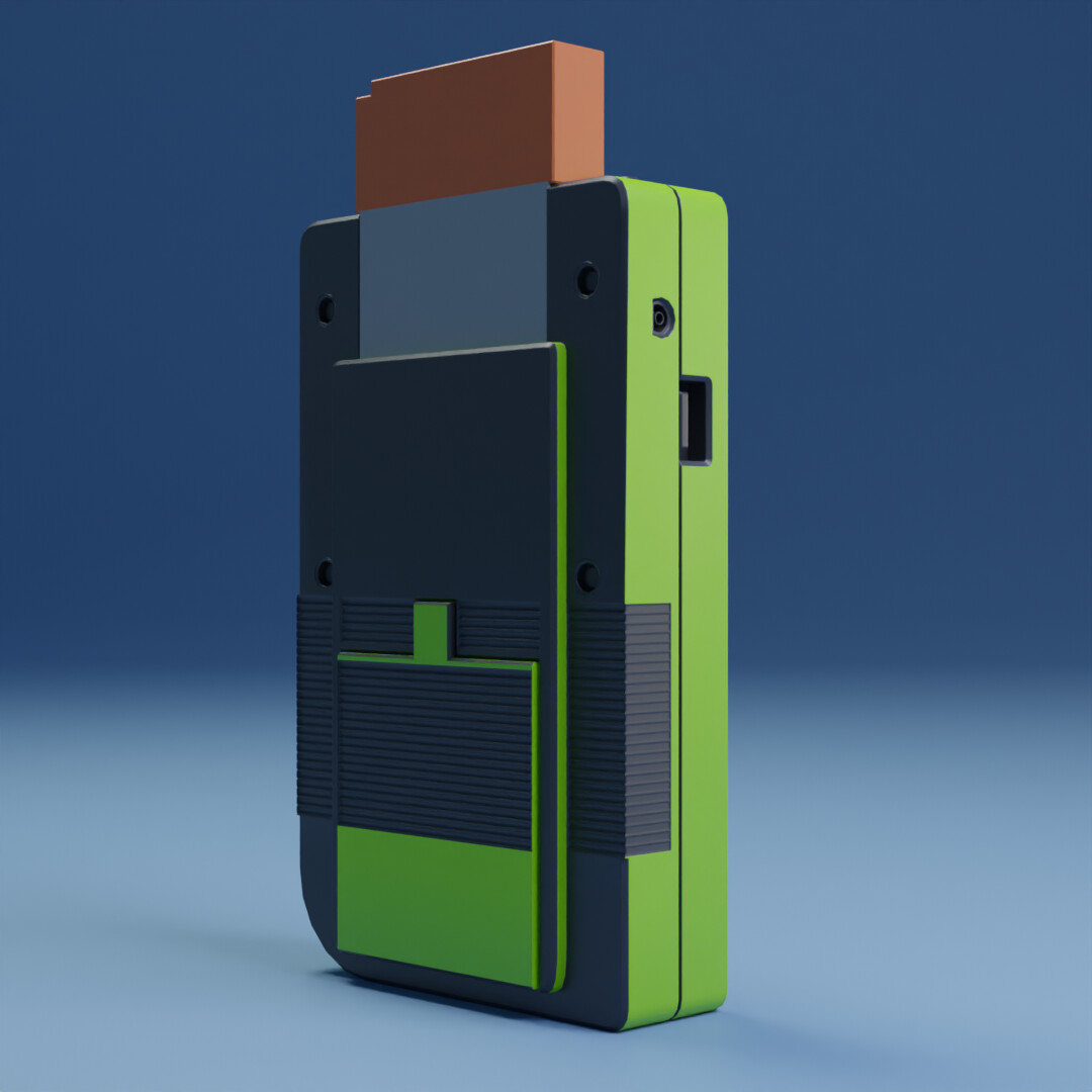My version of the PRESS START Console - Back View
