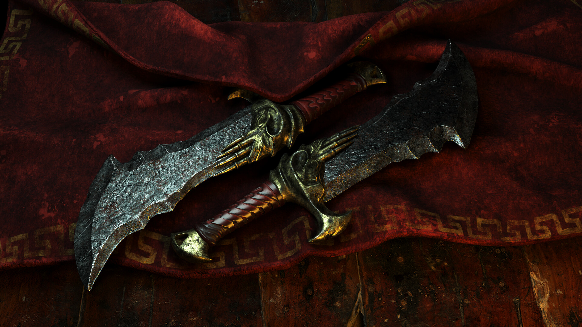 ArtStation Blades Of Chaos