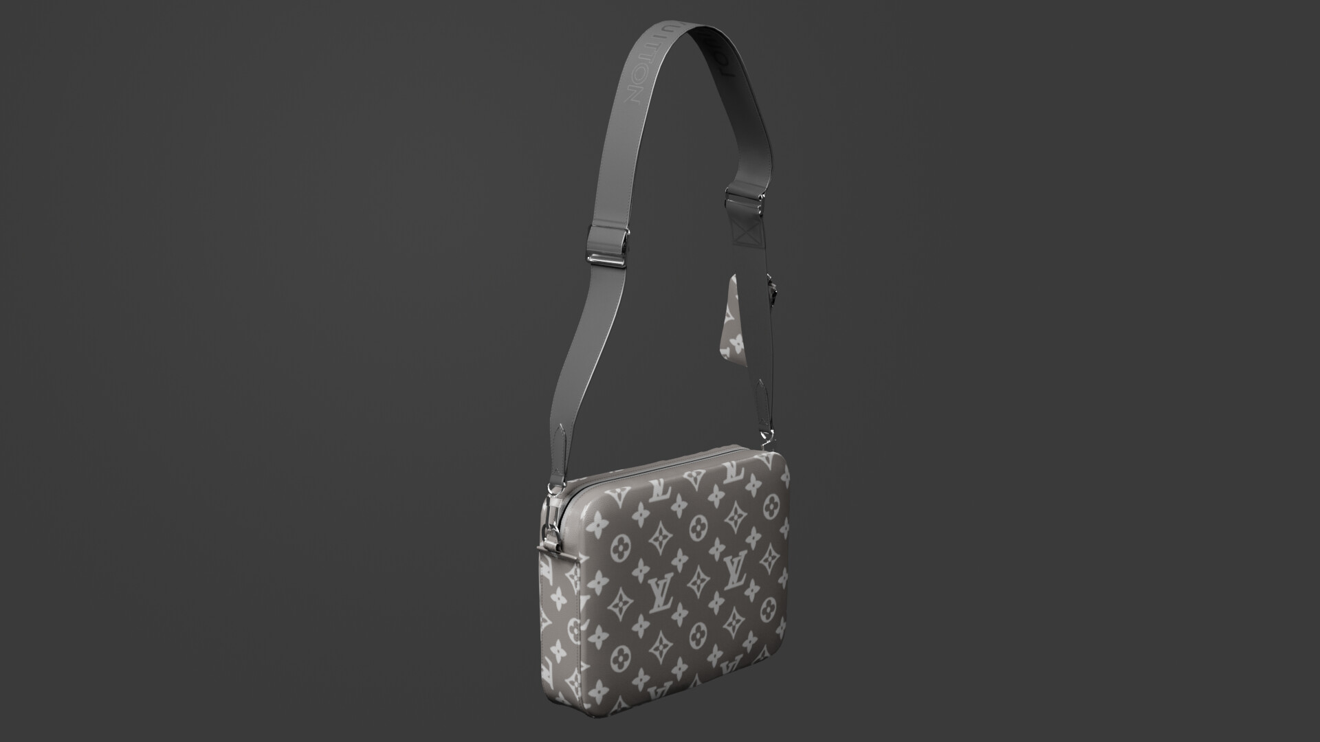 3D model Louis Vuitton Utility Crossbody Bag Monogram VR / AR