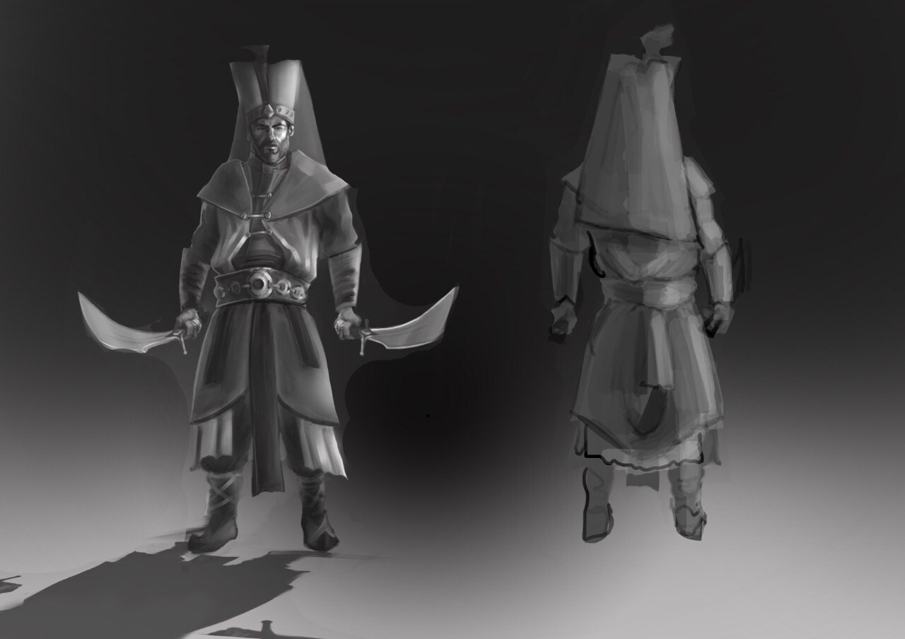 ArtStation - Концепт арабского война ( янычар)
