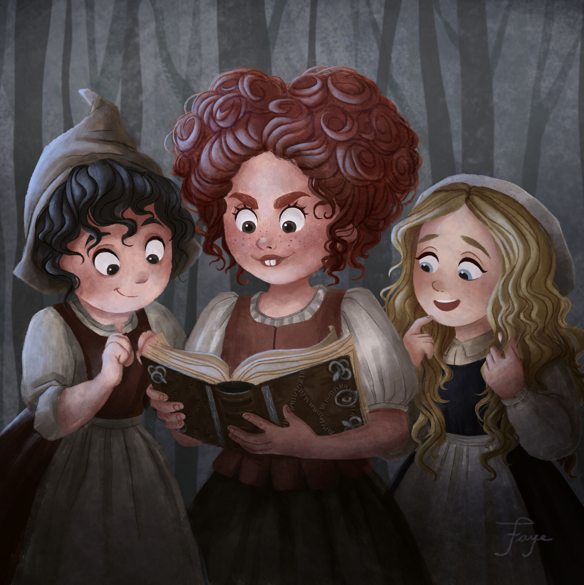 ArtStation - Young Sanderson Sisters