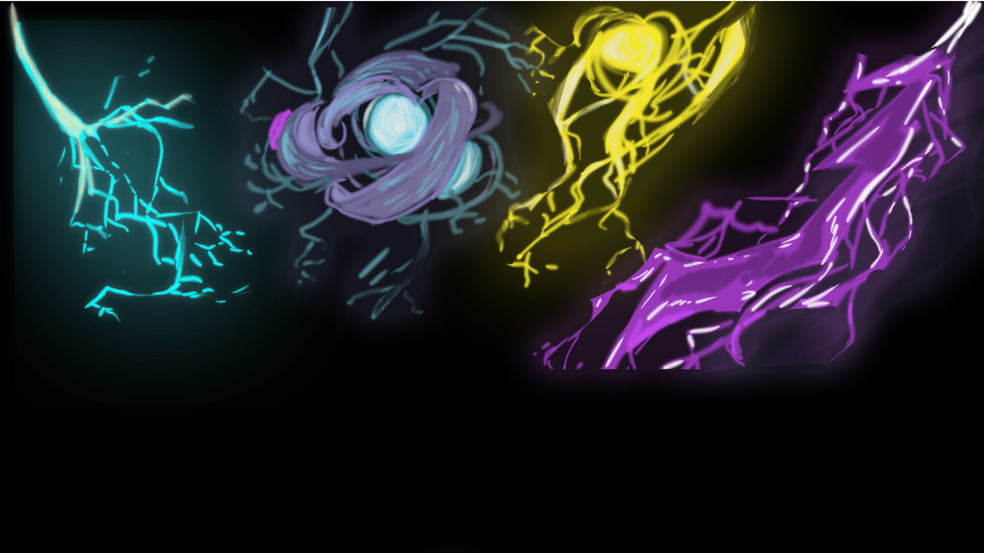Artstation lightning art concept art