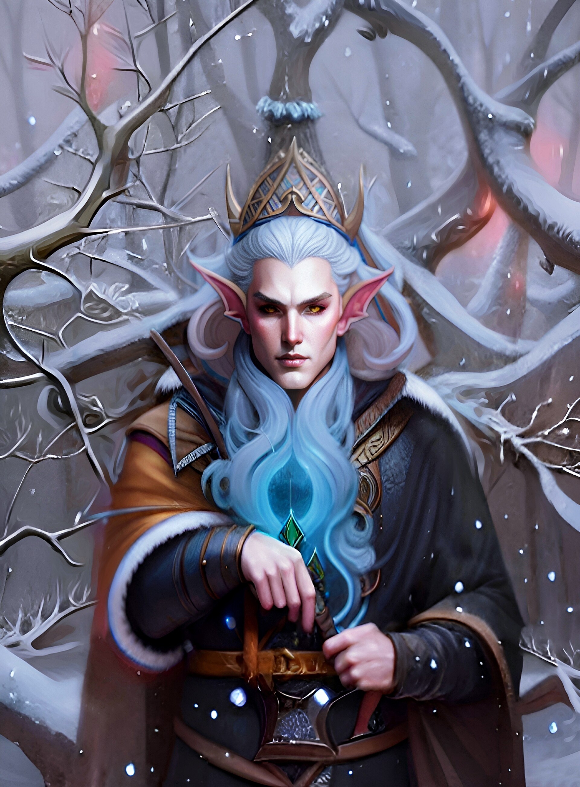 ArtStation Elven King Of Frost