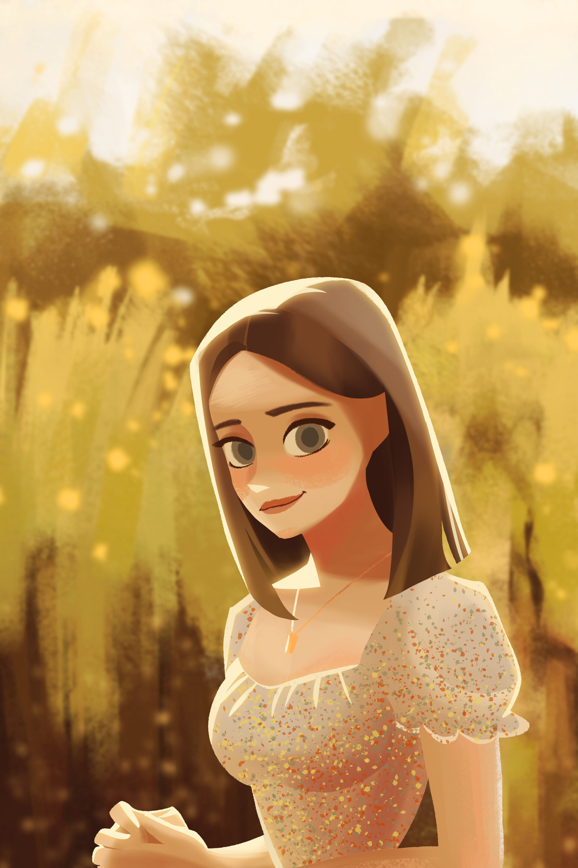 ArtStation Girl of Rim Light