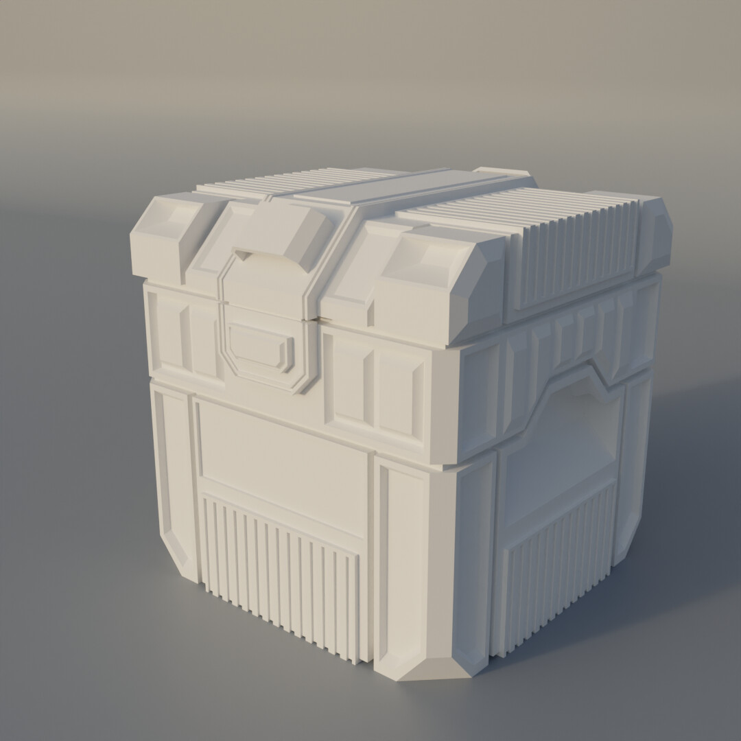 CGCookie follow along attempt - Grey Box