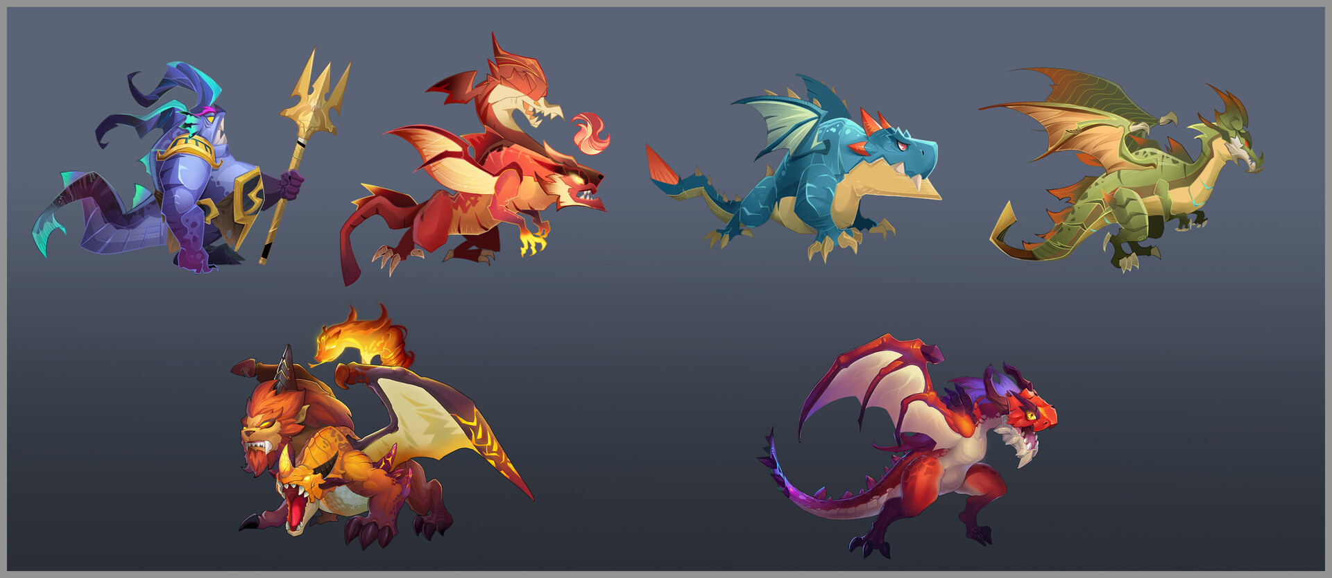 ArtStation 一些怪物