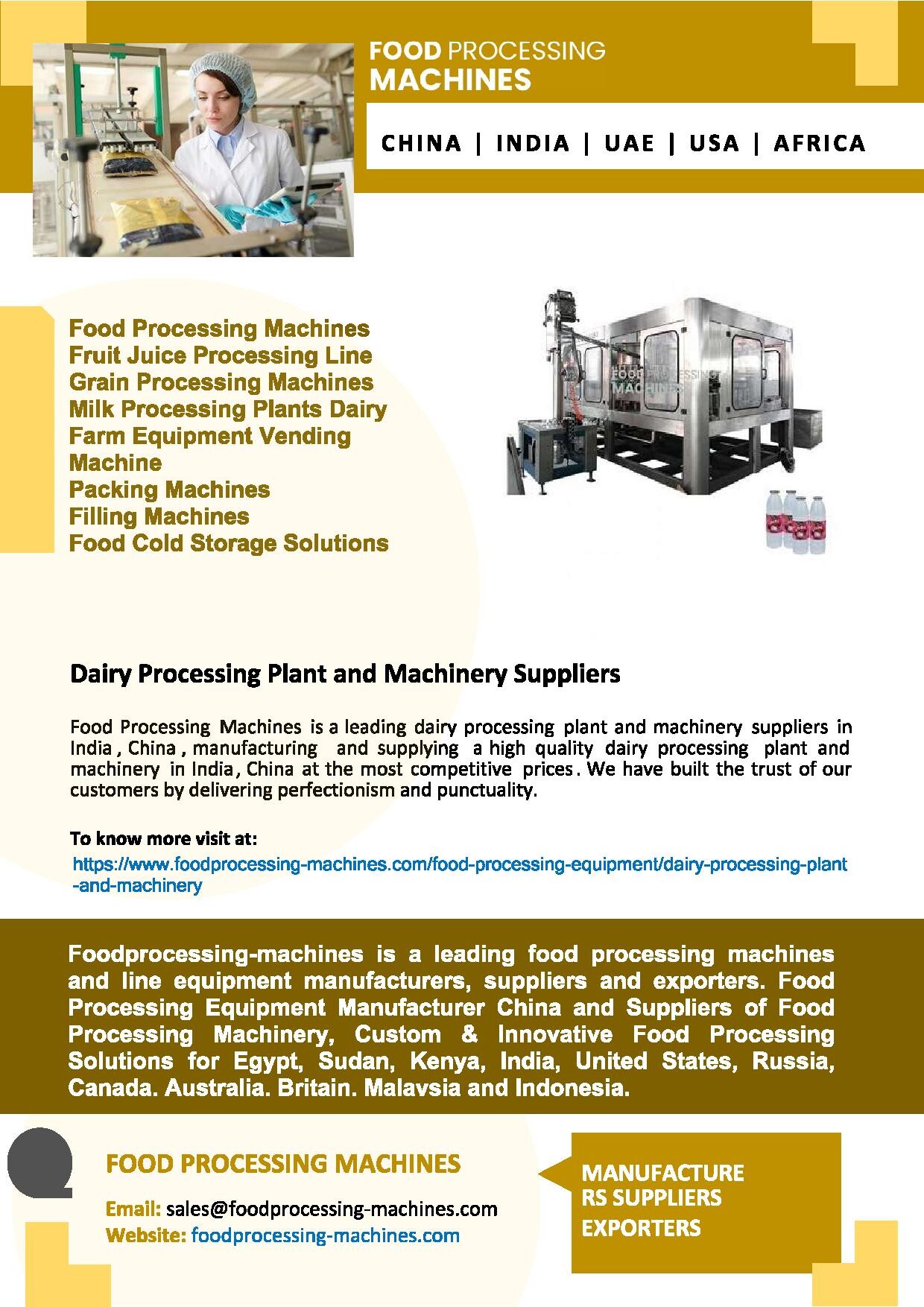 Food processing online equipment india
