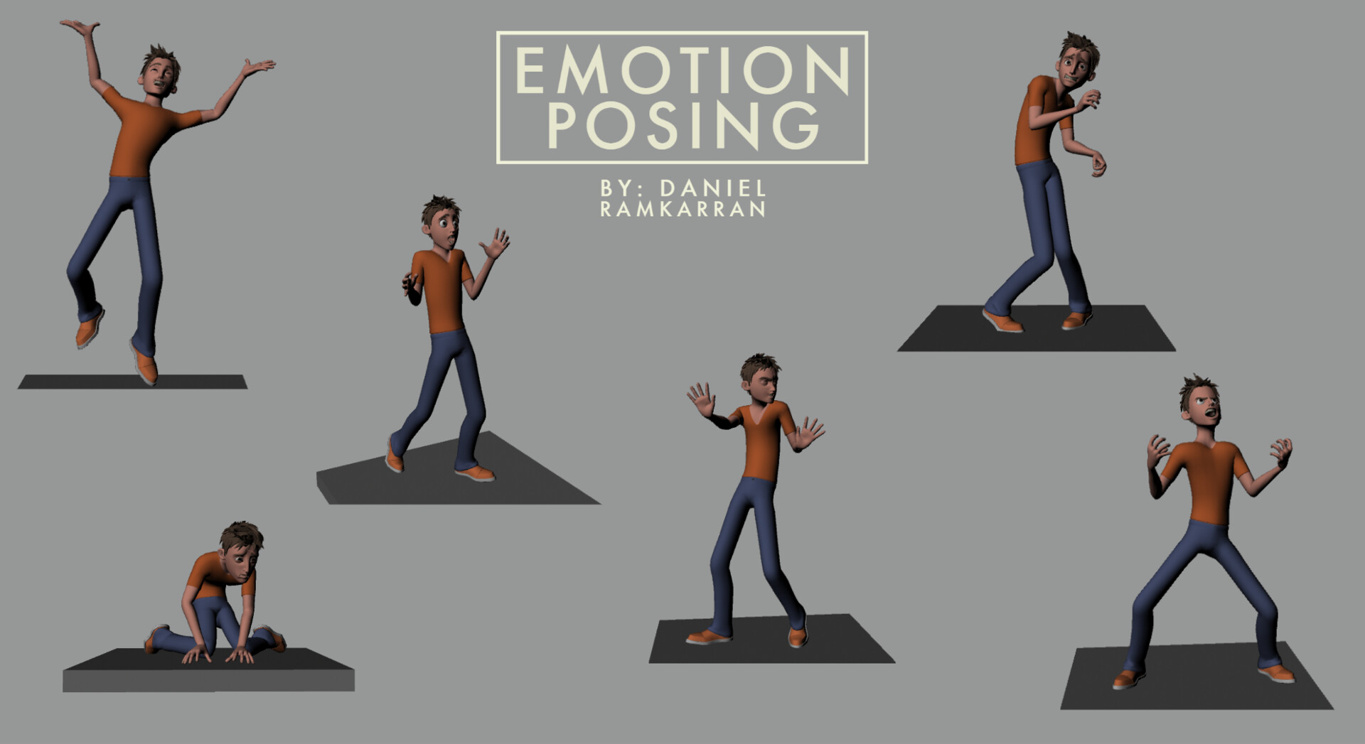 ArtStation - Animation: Emotional Posing