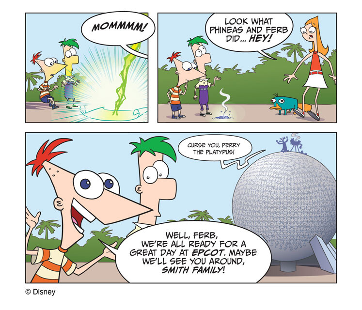 Eddie Pittman Disney Phineas and Ferb — Whatcha Doin' at Epcot?
