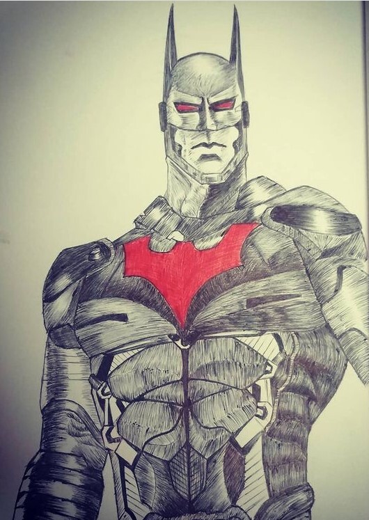 Batman Beyond Pencil Drawings