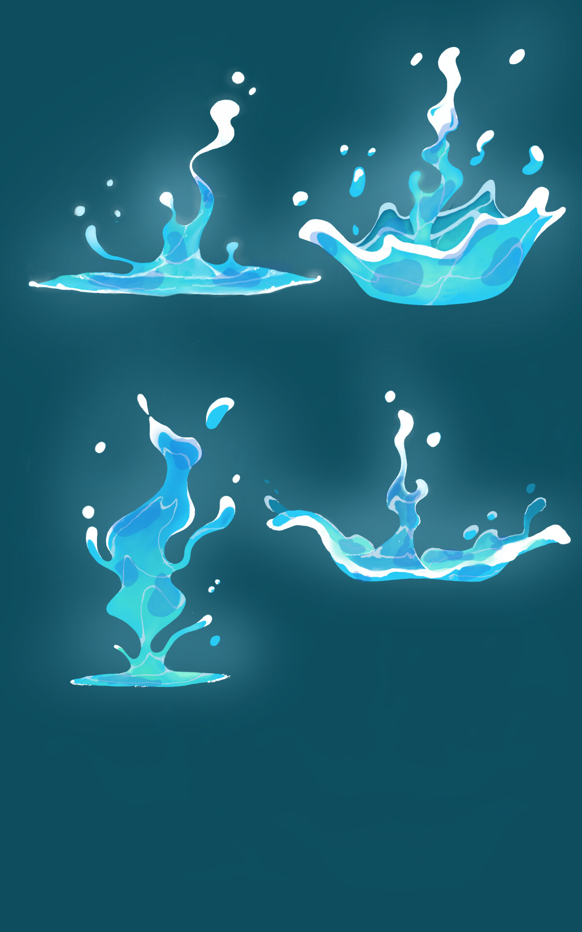 ArtStation - water sketches