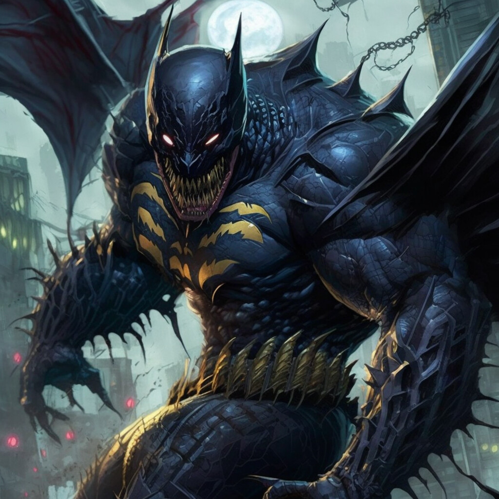 ArtStation - Batman as Venom Concept Art