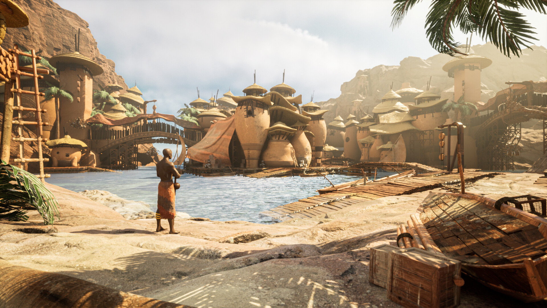 ArtStation Tribal Fishing Village 4 Week Group Project in Unreal Engine