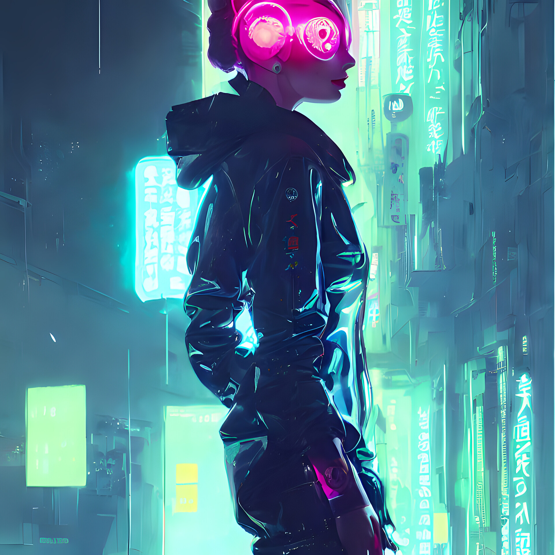 Cyberpunk 2077 Wallpaper, Artwork, Glasses, Glowing, Cyberpunk, Looking At  Viewer - Wallpaperforu
