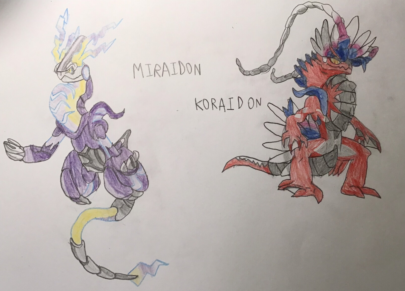 ArtStation - Pokemon: Koraidon X Miraidon Fusion
