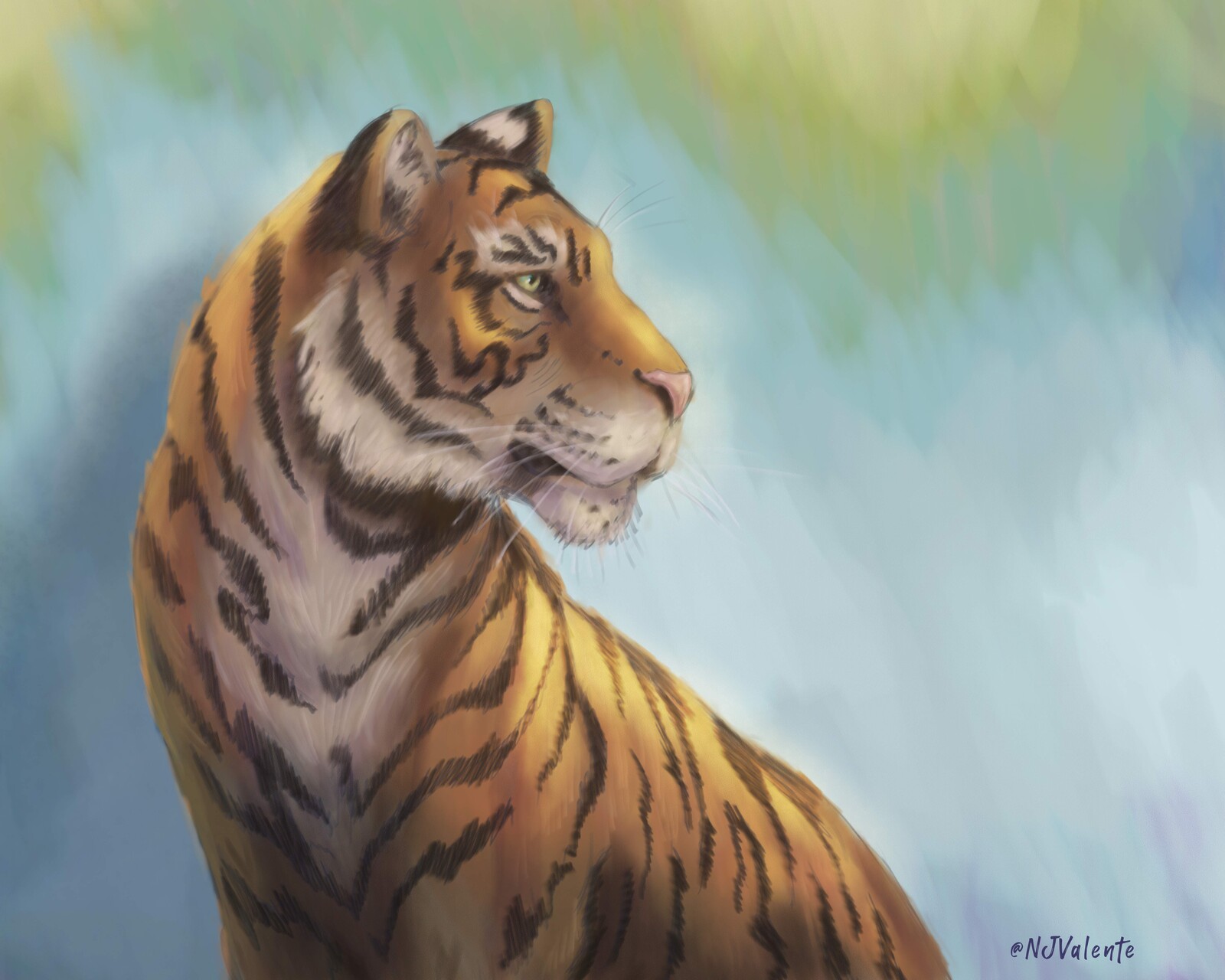 Tiger Digital Painting