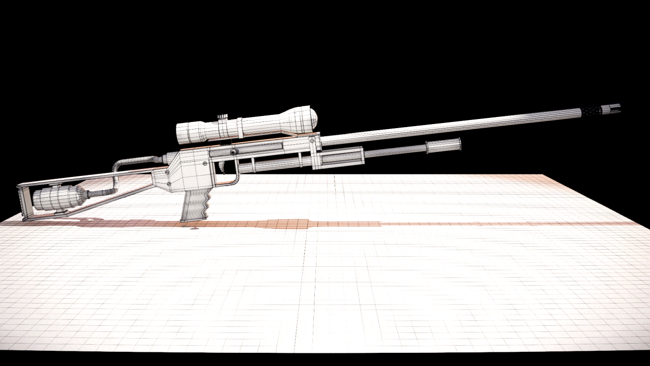 Reyner Sumarriva PostApocalyptic Sniper Rifle