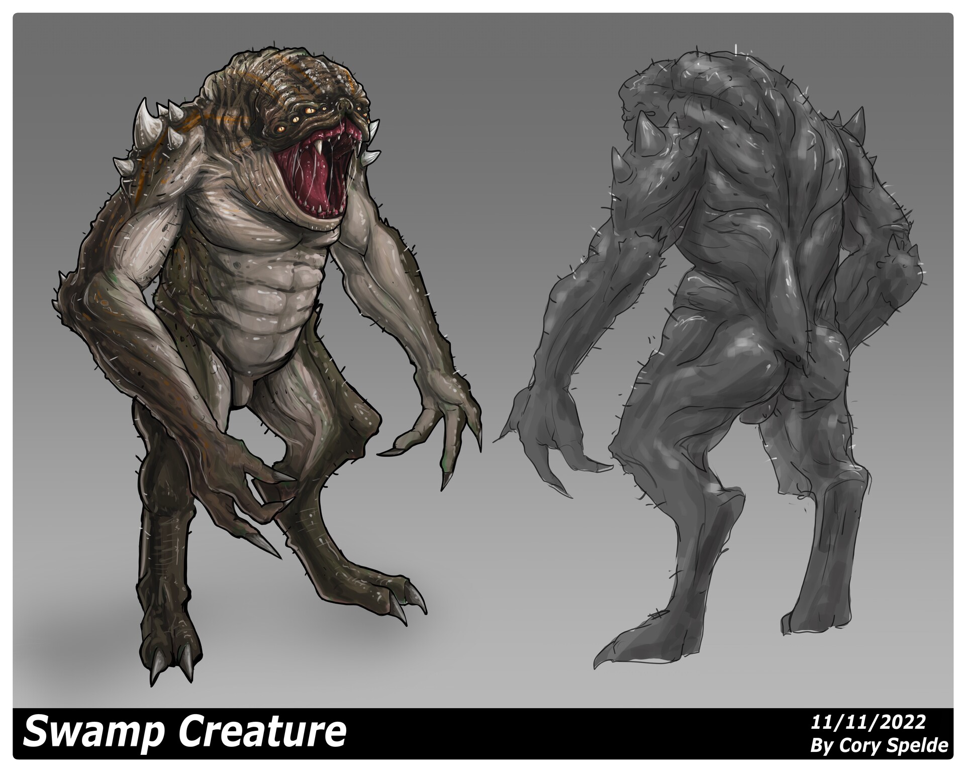 ArtStation Swamp Creature