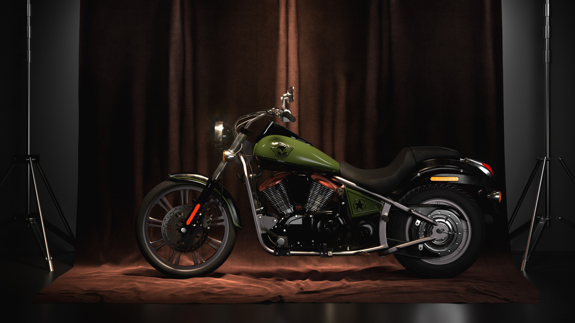 ArtStation Kawasaki Vulcan 950
