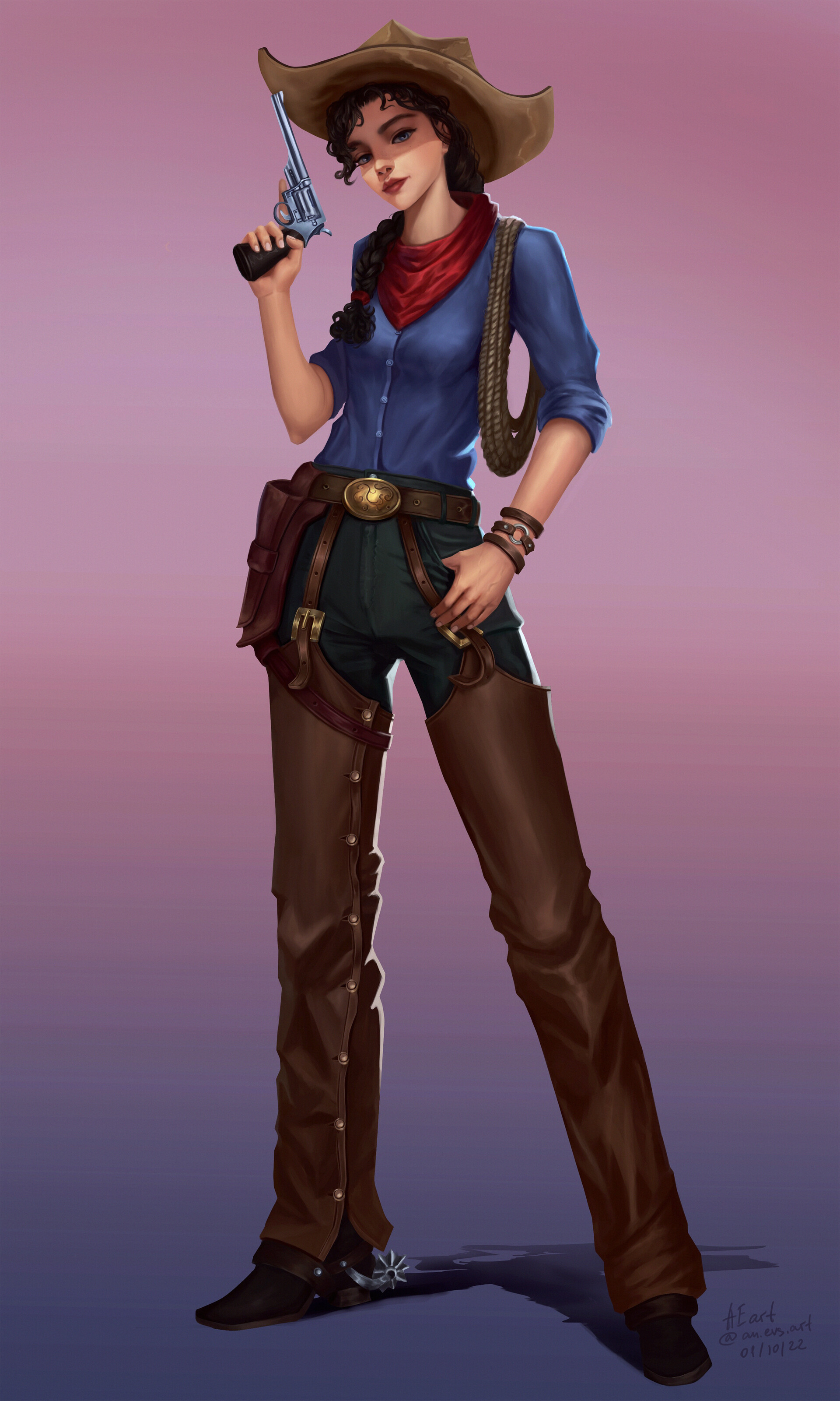 Artstation Cowgirl Anna