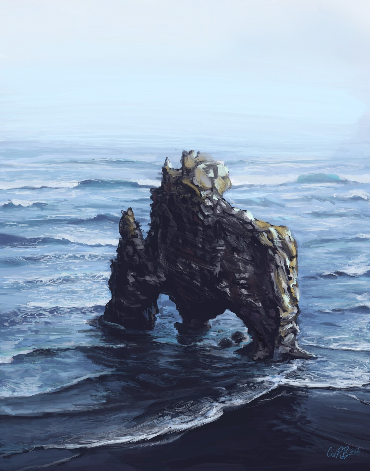 Beach scene 2021