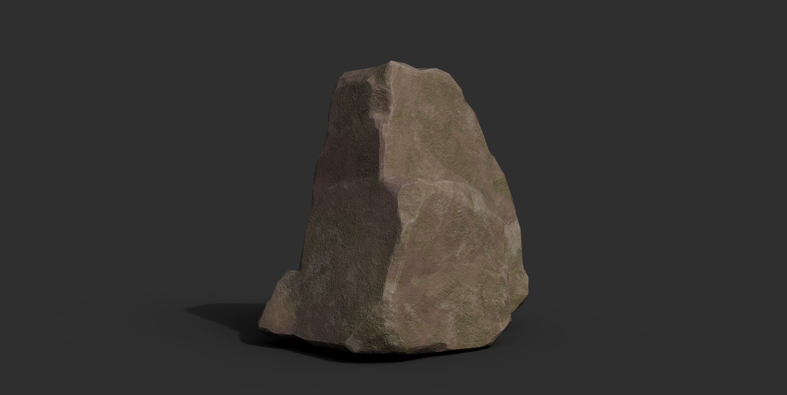 Rock 2 low poly textured with the high poly normal map bake in substance painter.