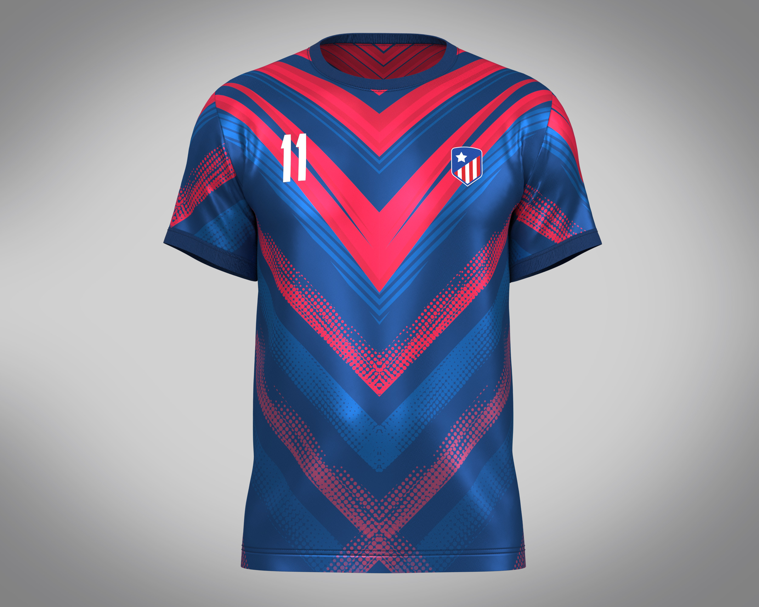 Red Blue Jersey