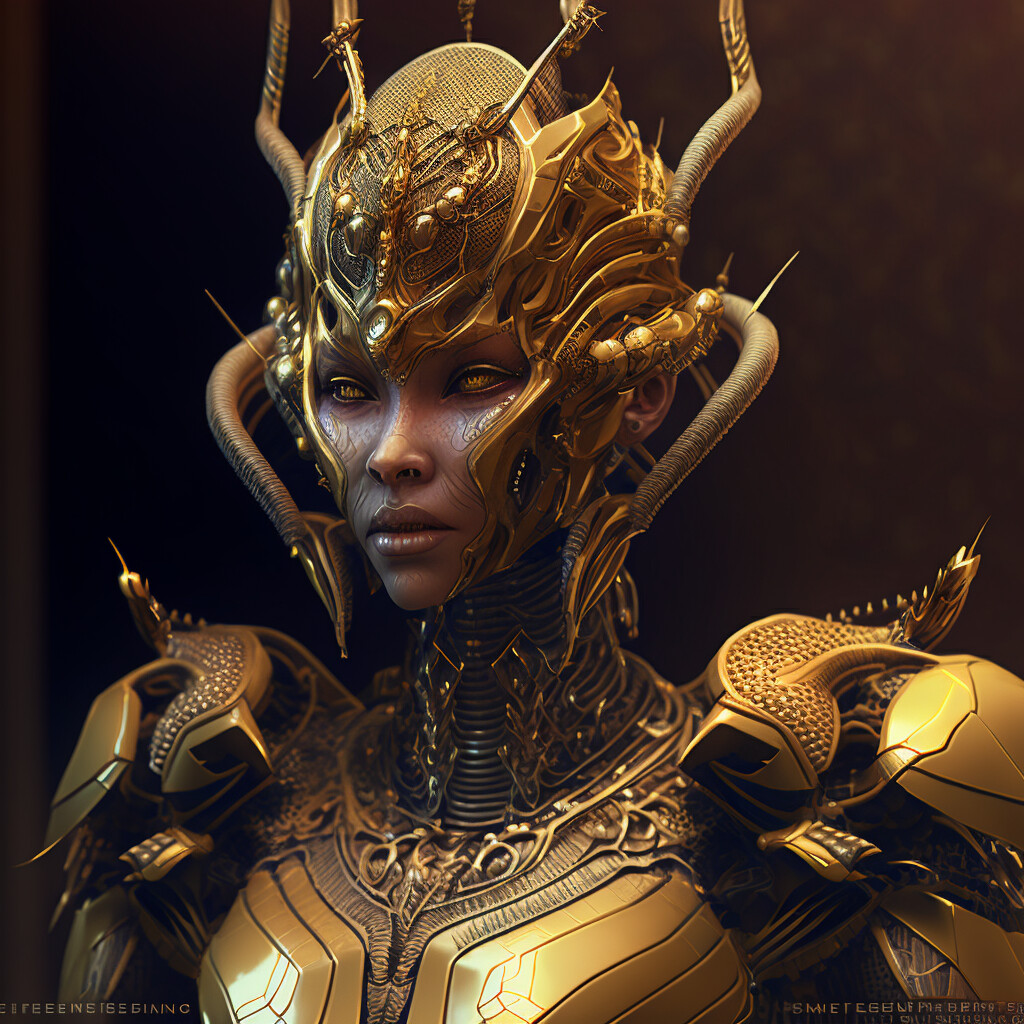 ArtStation - Hive Exo-Pharaoh (Apidae Dynasty)